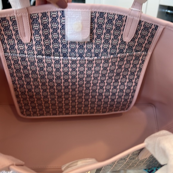 NWT Tory Burch Gemini Link Tote in Pink - Picture 7 of 15